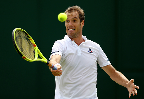 Richard Gasquet in action at Wimbledon (Photo: Julian Finney/Getty Images)
