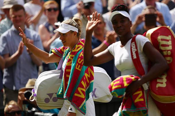 Kerber and Williams faced off in the Wimbledon semifinals in 2016 (Getty/Clive Brunskill)