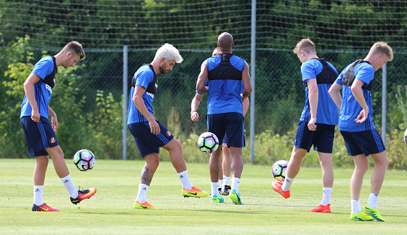 Above: Fabio Borini and a host of Sunderland players in pre-season action | Photo: Getty Images