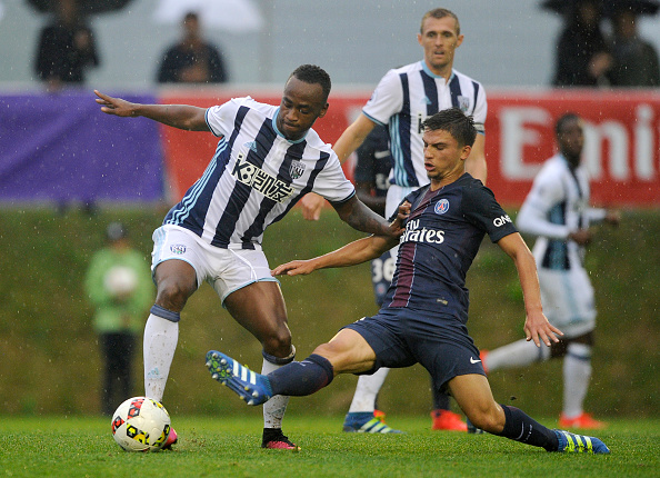 Berahino turned out for West Brom versus PSG in Austria last week (photo:getty)