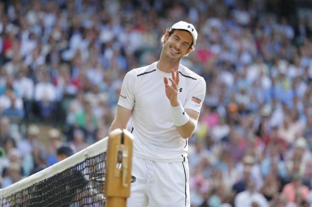 Such was the margin of Murray's victory on Friday he could afford a smile. (Image source: The Guardian)