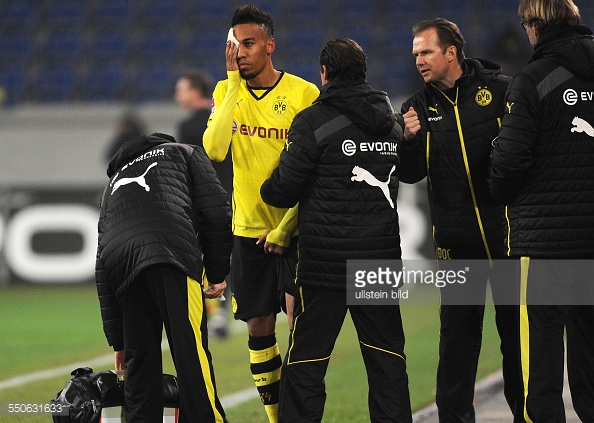 Aubameyang may not be fit to face the second-tier side. Photo: Getty