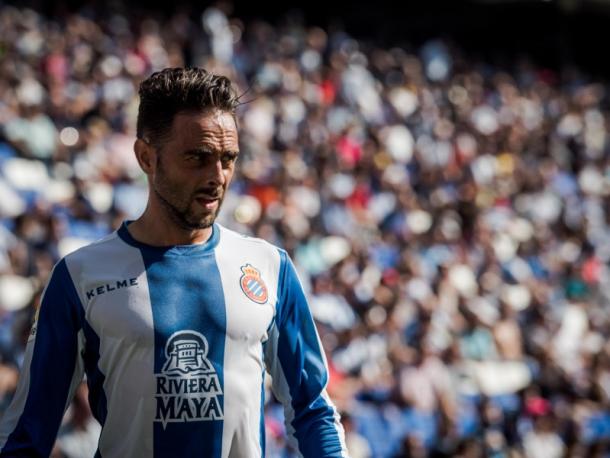 Sergio García durante un partido | Foto: rcdespanyol.com