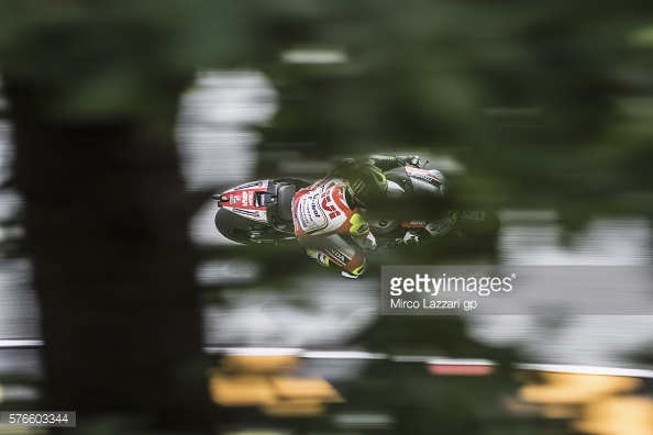 Amazing shot of Crutchlow - Getty Images