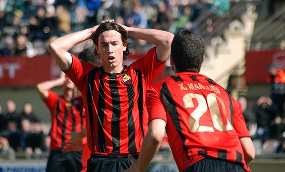 Chumbi durante su etapa en el CF Reus Deportiu | Foto: DelCamp.cat