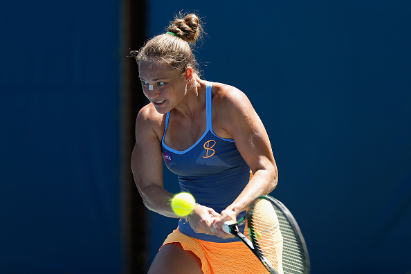 Bondarenko works hard and saves a break point | Photo: Lachlan Cunningham/Getty Images