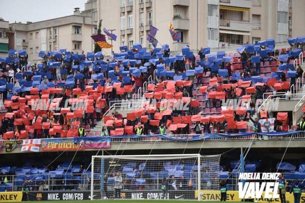 Imagen del Miniestadi en el Barça-Bayern. FOTO: Noelia Déniz