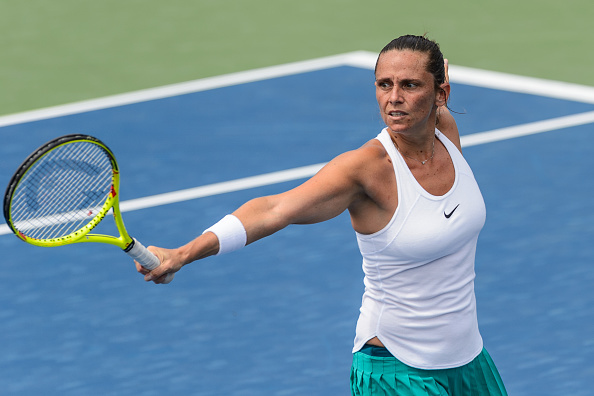 Roberta Vinci during the Rogers Cup in Montreal. Photo: Getty/Minas Panagiotakis