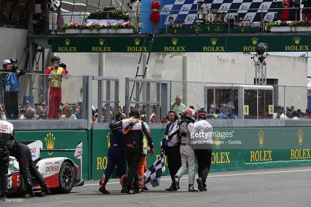Toyota came within minutes of their first overall win at Le Mans. | Photo: Gerlack Delissen - Corbis