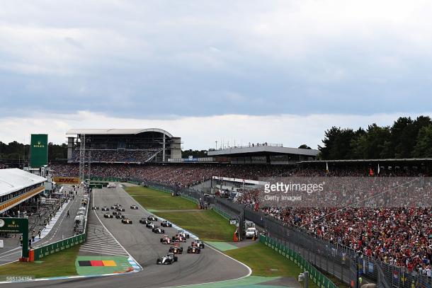The German Grand prix will return after a year's hiatus. | Photo: Getty Images