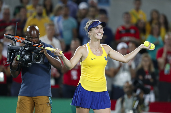 Elina Svitolina had an incredible summer, highlighted by beating Serena Williams in the Olympics and making the Connecticut Open final. Source:Getty/Nur Photo