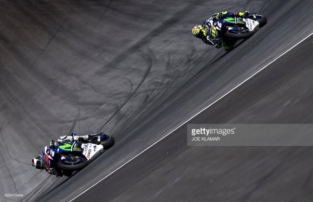 Rossi unable to overtake Lorenzo - Getty Images