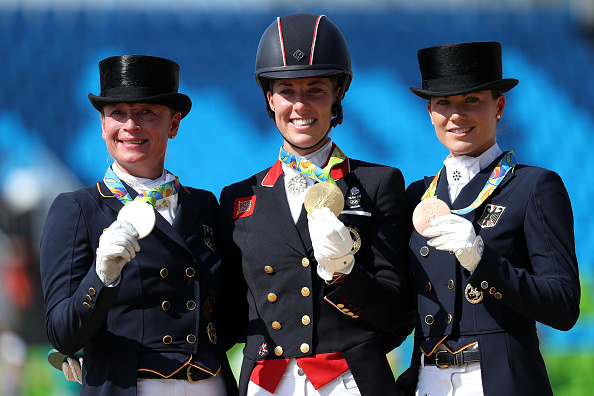 Dujardin finishes ahead of German duo (photo:getty)