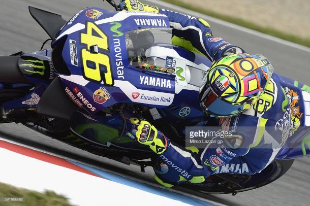 Rossi first to improve at Brno FP3 - Getty images