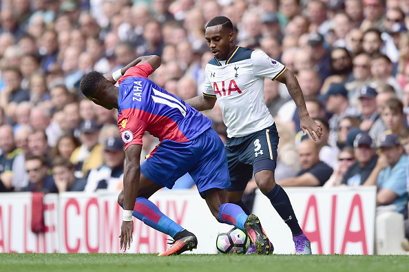 Above: Wilfried Zaha in action during Crystal Palace's 1-0 defeat to the Tottenham | Photo: Getty Images