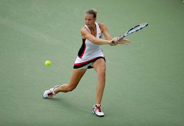 Pliskova takes control to seal off an impressive first set | Photo: Andy Lyons/Getty Images