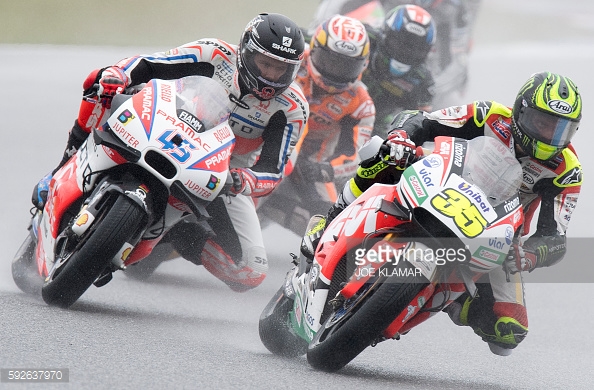 Crutchlow made his attack in the wet - Getty Images