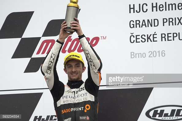 McPhee's first ever Moto3 podium - Getty Images