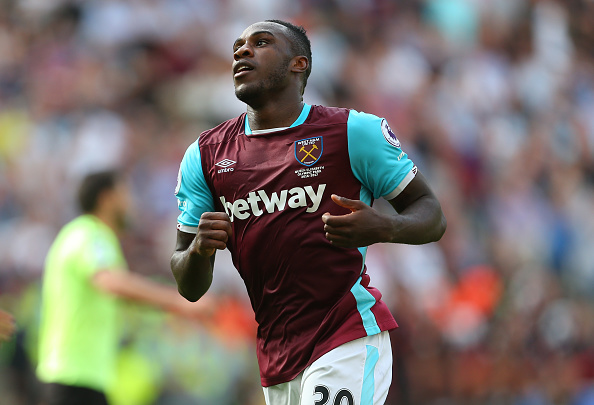 Above: Michail Antonio in action for West Ham United | Photo: Getty Images 