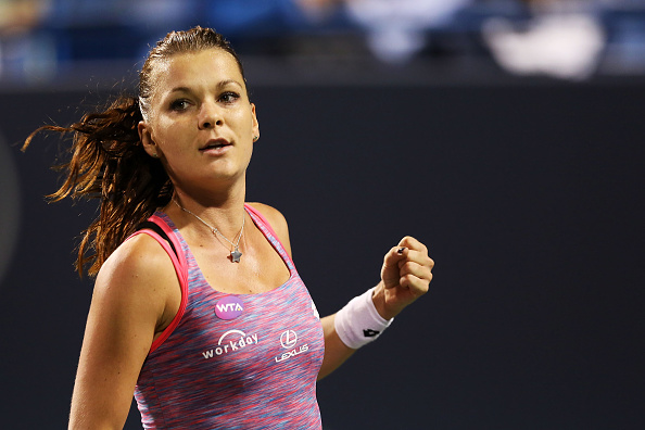 Radwanska is into her first semifinal in New Haven. Photo credit: Adam Glanzman/Getty Images.