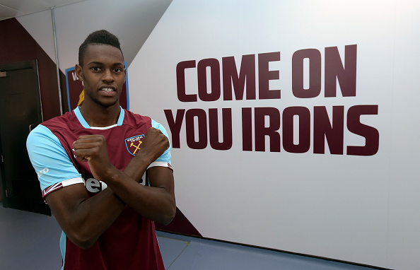 Above: Edmilison Fernandes been unveiled as a West Ham player | Photo: Getty Images