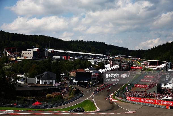 Eau Rouge is one of the most iconic corners in the world. | Photo: Getty Images/Dan Istitene