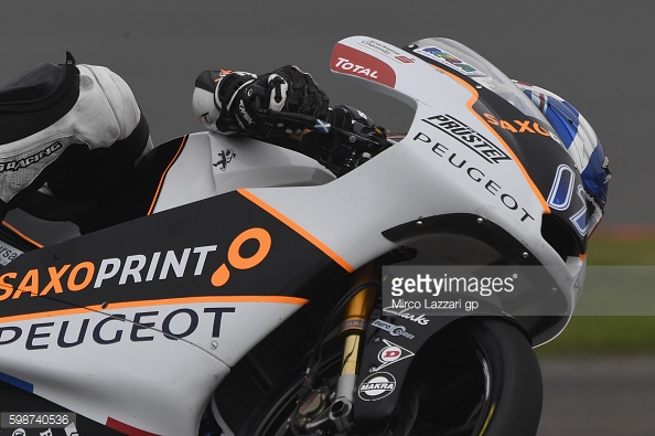 McPhee representing the Brits in the Moto3 class finished 17th at Silverstone - Getty Images