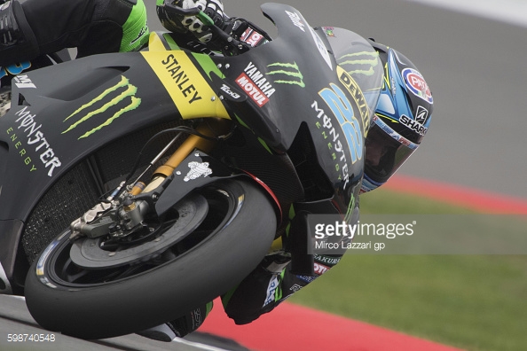 Alex Lowes on his MotoGP debut as a wildcard in place of Bradley Smith on the Monster Tech 3 Yamaha for the Octo British GP - Getty Images