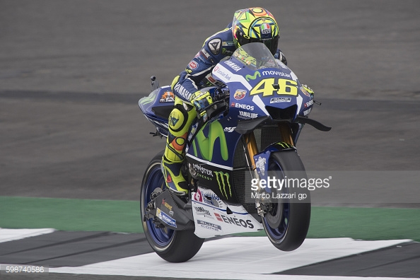 Rossi in action at Silverstone - Getty Images