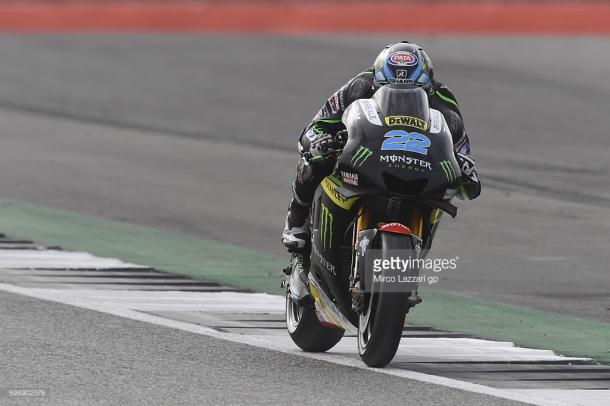 Lowes in his MotoGP debut for Monster Tech 3 Yamaha at Silverstone - Getty IMages