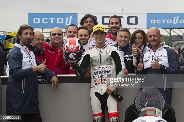 Bagnaia claims first ever Moto3 pole at Silverstone - Getty Images