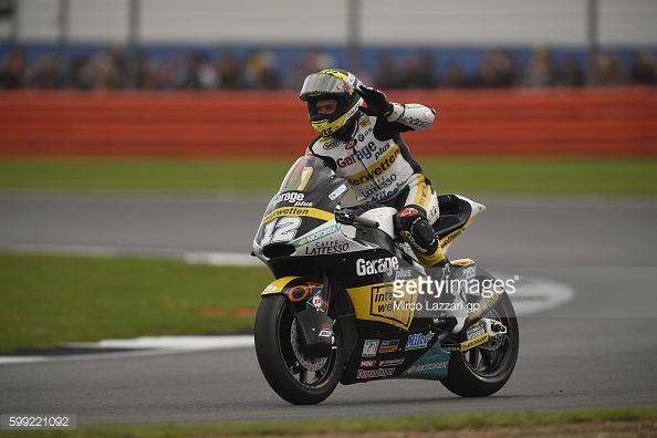 Luthi determined to continue celebrations after victory at Silverstone and his birthday celebrations - Getty Images