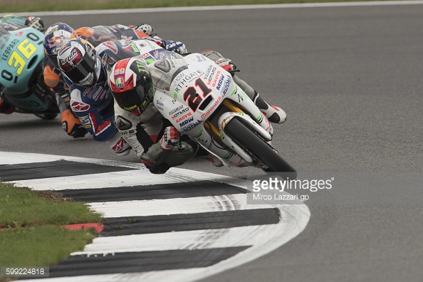 Bagnaia leading the British GP - Getty Images