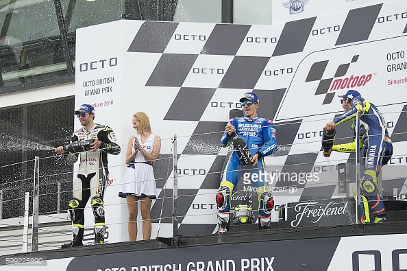 The 2016 OCTO British GP winners podium - Getty Images