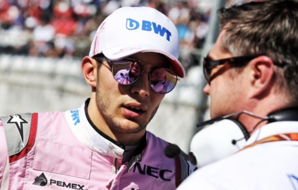 Esteban Ocon en el GP de Japón | Foto: Force India