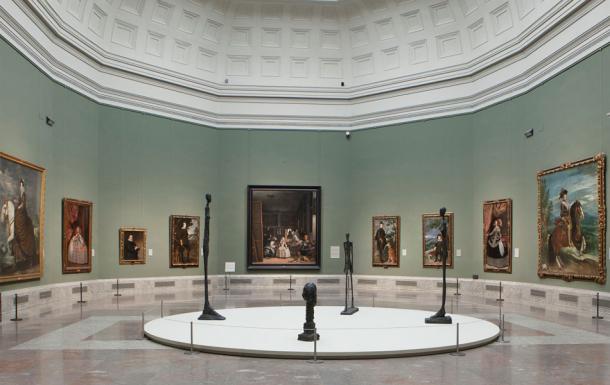 Imagen de las salas de exposición. © Alberto Giacometti Estate / VEGAP, Madrid, 2019. Fotografía © Museo Nacional del Prado