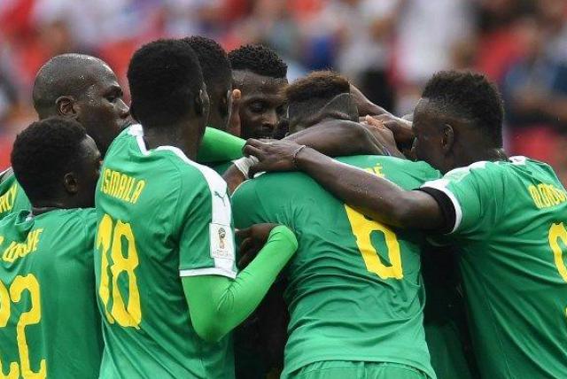 Los jugadores senegaleses celebrando un gol en la fase clasificatoria. Fuente: GettyImages