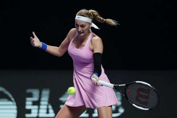 Kvitova would rue her missed chances in the first set | Photo: Lintao Zhang