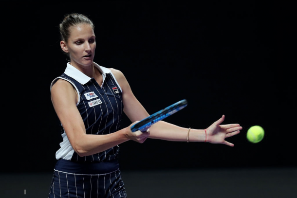 Karolina Pliskova in action | Photo: Lintao Zhang