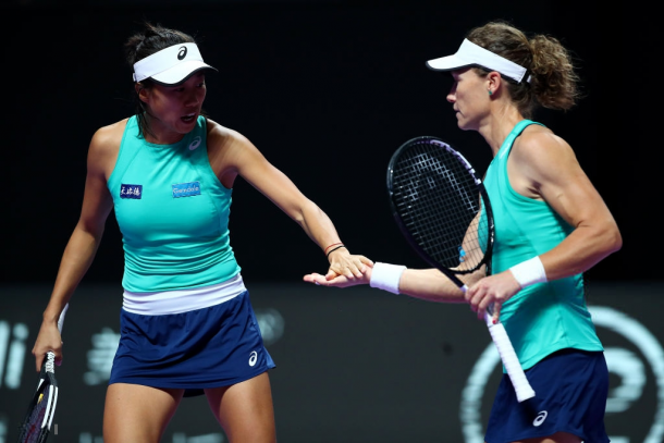 Zhang and Stosur were on fire in the match | Photo: Clive Brunskill