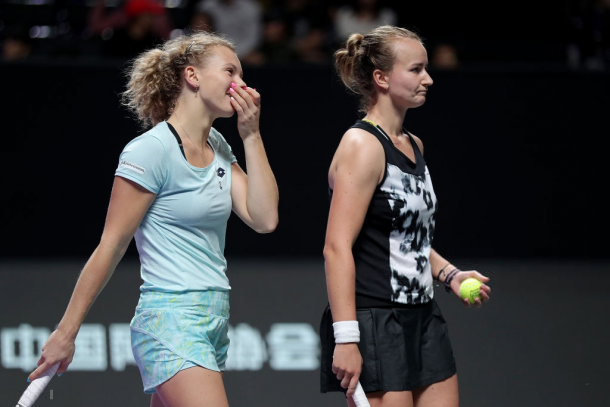 | Siniakova and Krejcikova could not convert their chances | Photo: Lintao Zhang
