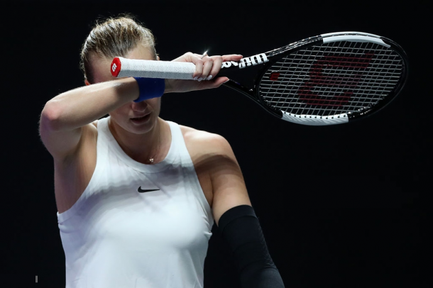 It was a disappointing tournament for Kvitova | Photo: Matthew Stockman