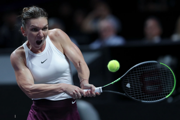 Simona Halep in action | Photo: Lintao Zhang