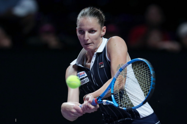 Karolina Pliskova in action | Photo: Lintao Zhang