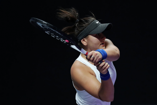 Bianca Andreescu made her debut at the WTA Finals Shenzhen this year | Photo: Lintao Zhang