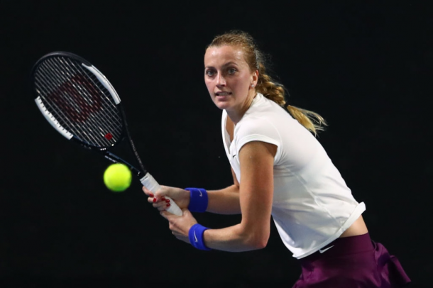 Kvitova is through to her second quarterfinal in Brisbane, her first since winning here 2011. Photo: