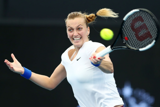 Kvitova is eyeing a spot in her second Brisbane final, her fifth on Australian soil. Photo: Chris Hyde/Getty Images.