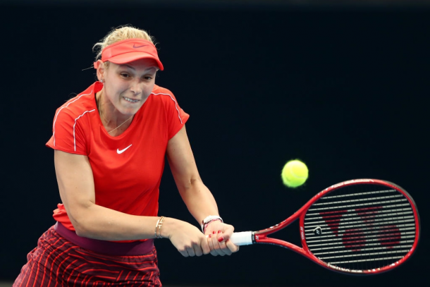 Vekic is seeking to beat Yastremska for the first time ever on her third attempt. Photo: Chris Hyde/Getty Images.