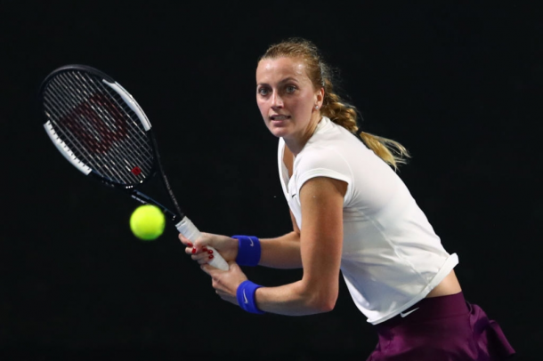 Kvitova made the Brisbane semifinals in her first tournament of the season. Photo: Chris Hyde/Getty Images.