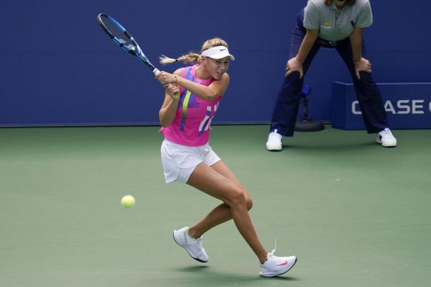 Anisimova has one of the most powerful games on tour/Photo: Seth Wenig/Associated Press